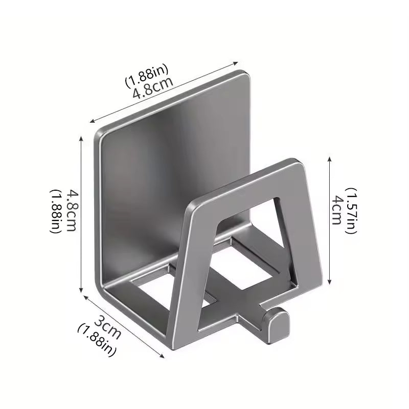 Self-Adhesive Stainless Steel Sponge Holder