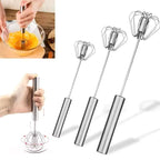 Stainless Steel Semi-Automatic Hand Push Whisk