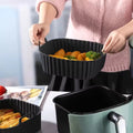 Reusable Silicone Air Fryer Liners – Non-Stick Square Mats