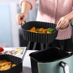 Reusable Silicone Air Fryer Liners – Non-Stick Square Mats