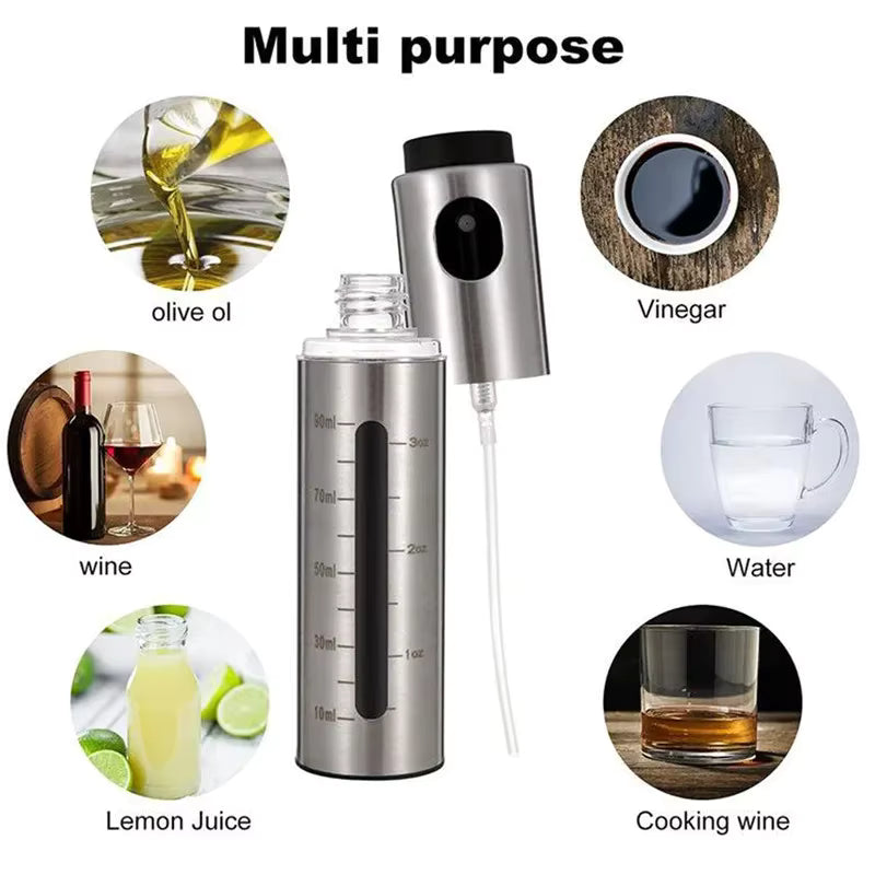 304 Stainless Steel Oil & Vinegar Spray Bottle