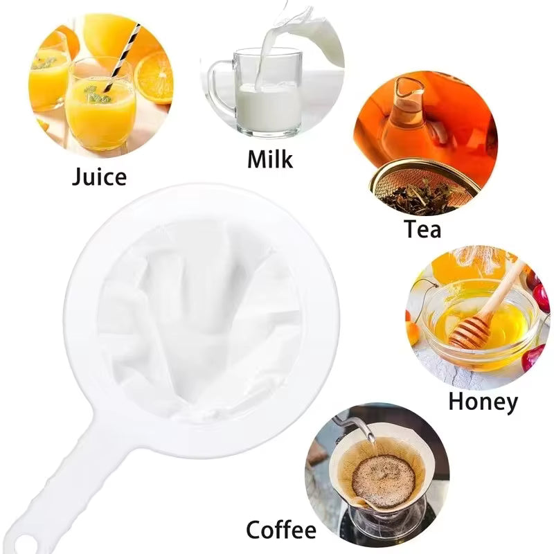 200-Mesh Nylon Fine Strainer Spoon