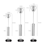 Stainless Steel Semi-Automatic Hand Push Whisk