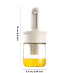Oil Dispenser Bottle with Silicone Brush