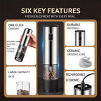 Rechargeable Electric Salt & Pepper Grinder