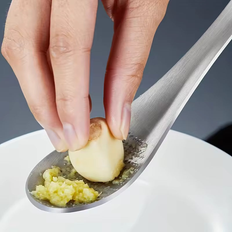 Stainless Steel Garlic & Ginger Grater Spoon