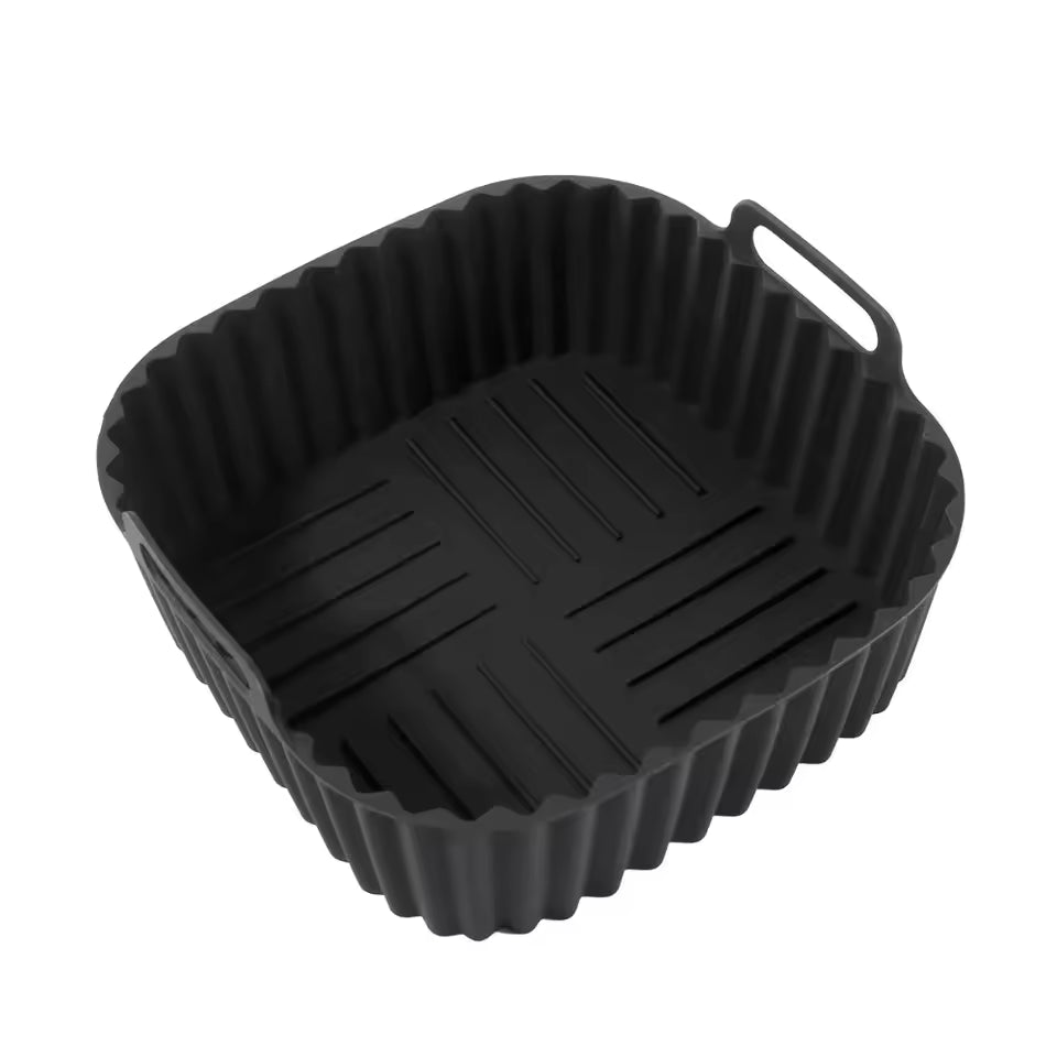 Reusable Silicone Air Fryer Liners – Non-Stick Square Mats