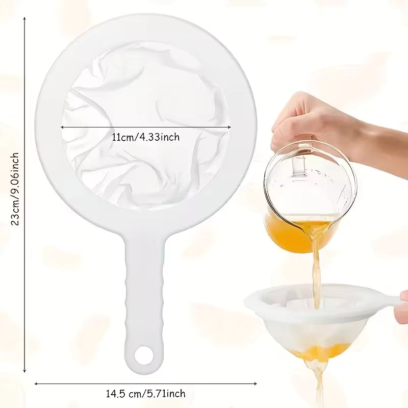 200-Mesh Nylon Fine Strainer Spoon
