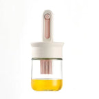 Oil Dispenser Bottle with Silicone Brush