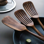 2-Piece Wooden Japanese Cooking Spatula Set