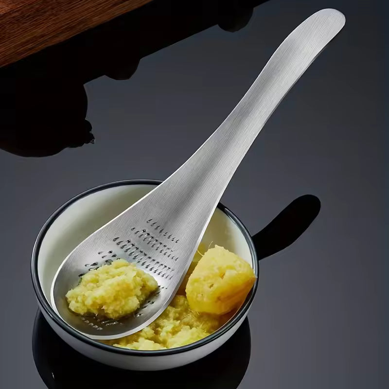 Stainless Steel Garlic & Ginger Grater Spoon