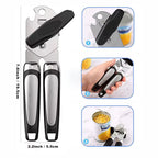 Stainless Steel Multifunction Can Opener