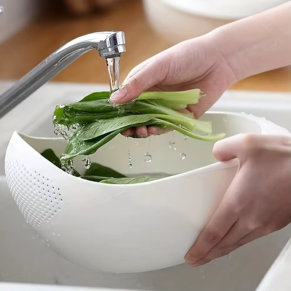 Multi-Purpose Rice & Vegetable Strainer Basket