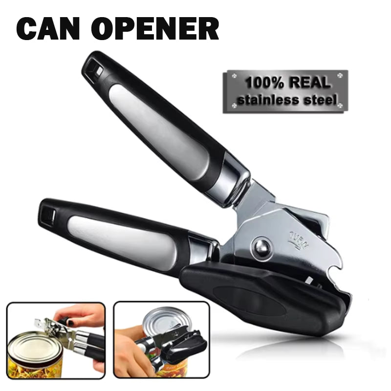 Stainless Steel Multifunction Can Opener