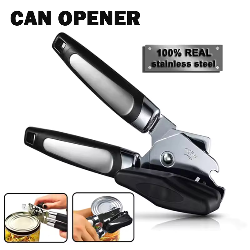 Stainless Steel Multifunction Can Opener