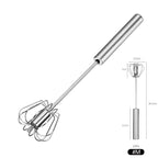 Stainless Steel Semi-Automatic Hand Push Whisk