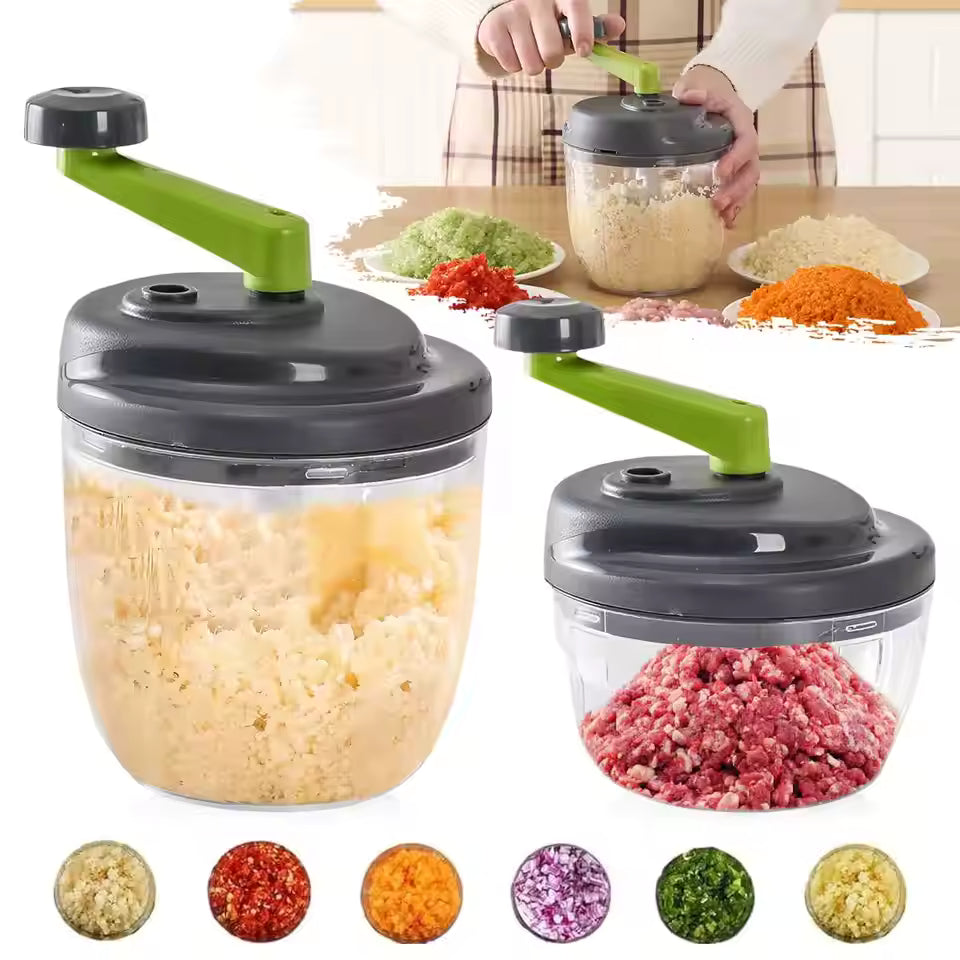 Manual Food Chopper – Garlic, Onion & Vegetable Mincer