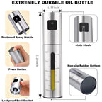 304 Stainless Steel Oil & Vinegar Spray Bottle